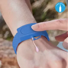 REFILLABLE HAND SANITIZER WRISTBAND