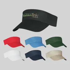 Cotton Twill Visor - Embroidered