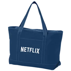 Budget Custom Small Cotton Canvas Yacht Tote Bag