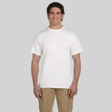 Fruit of the Loom Heavy Cotton 100% Cotton Tee - White/Neutral