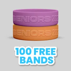 1 inch Embossed Wristband 