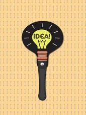 Light Bulb Hand Fan
