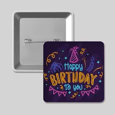 Square Buttons 2" x 2"