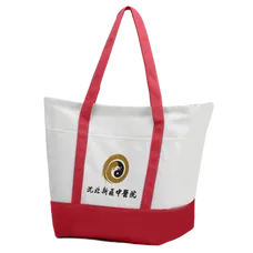 Budget Custom Large Heavy Cotton Canvas Boat Tote Bag