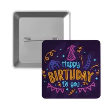 Square Buttons 2" x 2"