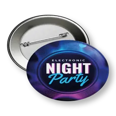 Oval Buttons2.75" x 1.75"