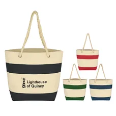 Cruising Tote Bag With Rope Handles - BG