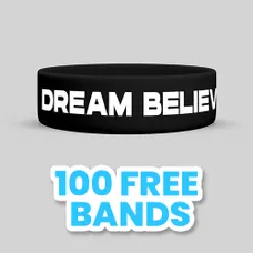 Printed 1 inch Wristband    