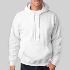 Gildan Adult Heavy Blend Hooded Sweatshirt - White, 2XL