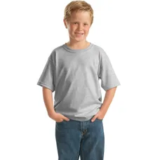 Gildan Youth Heavy Cotton 100% Cotton T-Shirt - Light/Heather