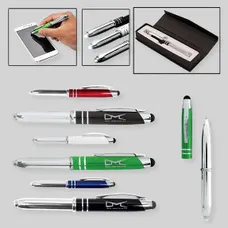 Executive 3 in 1 Metal Pen/Stylus with LED Light