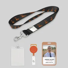 1 inch Price Saver Lanyard with Metal Clip-A