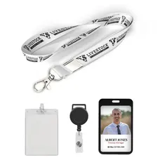 1 inch Price Saver Lanyard with Lobster Claw-B