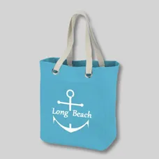 Budget Custom Vibrant Cotton Canvas Tote Bag