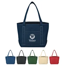 MEDIUM COTTON CANVAS YACHT TOTE BAG