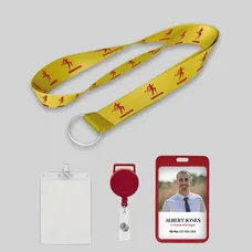 Custom Silk Screen Print Polyester Lanyards  