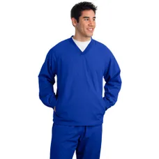 Sport-Tek V-Neck Raglan Wind Shirt - Dark/All