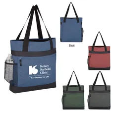HIDDEN ZIPPER OUTING TOTE BAG