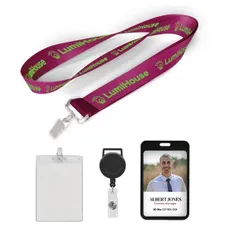 1/2 inch Polyester Lanyard-A