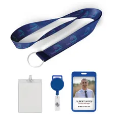 3/4 inch Dye Sublimation Lanyard-A