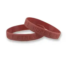 Debossed - 1/2 inch Wristband-H
