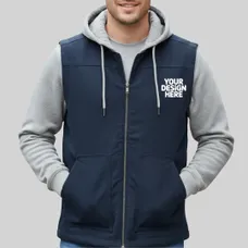 CornerStone® Duck Fleece Full-Zip Hooded Jacket