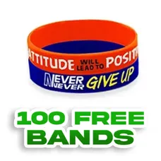 Custom Color Filled Wristband                         