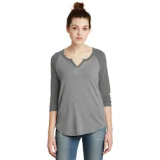 Alternative Outfield 3/4-Sleeve Vintage 50/50 Tee