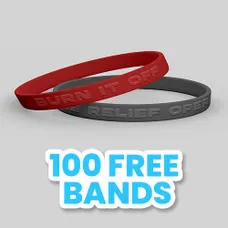 1/4 inch Embossed Wristband 