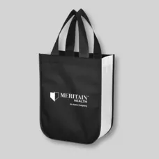 SHINY NON-WOVEN SHOPPER TOTE BAG 