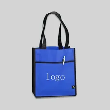 Non-Woven Tote Hand Bag Shopping Bag with Pocket 