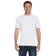 Hanes Heavyweight 100% Cotton Tee - White/Neutral