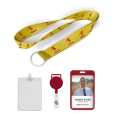 Custom Silk Screen Print Polyester Lanyards  