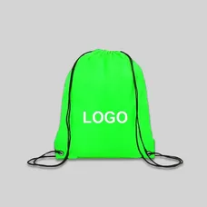 Triangular Corner Drawstring Backpack - 1
