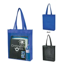 NON-WOVEN CLEAR VIEW TOTE BAG 