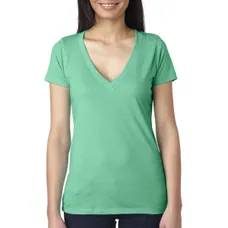 Next Level Ladies' Triblend Deep V-Neck Tee