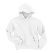 Gildan Youth 7.75 oz 50/50 Hooded Pullover - White/Neutral