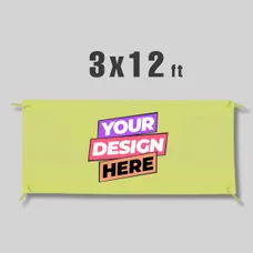 Vinyl Banner 3' x 12'