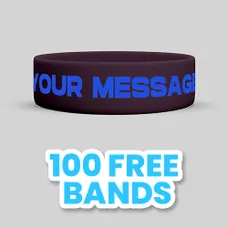 1 inch Printed Wristband     