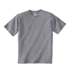 Fruit of the Loom Youth Heavy Cotton 100% Cotton Tee - Light/Heather