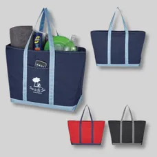 TWO-TONE MONDO TOTE BAG