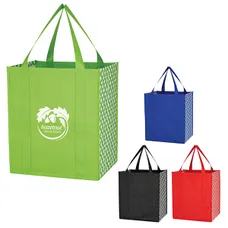NON-WOVEN CURVED DIAMOND TOTE BAG