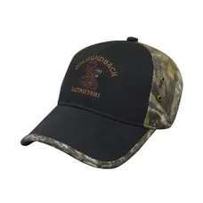 Solid Front Camo Back Cap - Structured