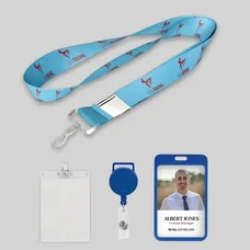 1/2 inch Price Saver Lanyard with Metal Clip