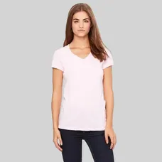 Bella Women's V-Neck Jersey T-Shirt - Dark/Colors