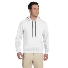 Gildan Premium Cotton 9 oz. Ringspun Hooded Sweatshirt - White/Neutral
