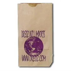 Popcorn Bags - Natural 4 1/4" x 2 3/8" x 8 3/16" 