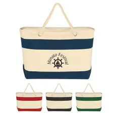 LARGE CRUISING TOTE BAG WITH ROPE HANDLES 