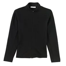 Port Authority Ladies Flatback Rib Full-Zip Jacket - Dark/All