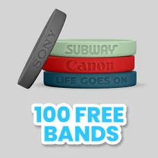 Debossed Silicone WristBracelet